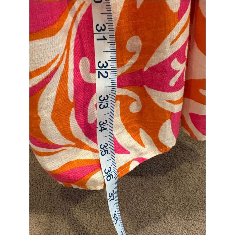 Christian Siriano Tiered Linen Blend Maxi Skirt Size XS - Picture 7 of 11